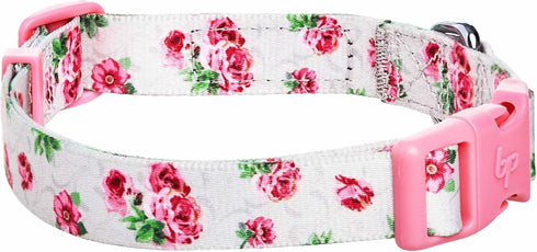 Cherry Garden Dog Collar with Dainty Flowers for Pets