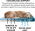 Furhaven Water-Resistant Cooling Gel Dog Bed for Medium/Small Dogs, Removable Washable Cover, Indoor/Outdoor, Deep