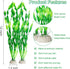 MyLifeUNIT Artificial Seaweed Water Plants for Aquarium - 10 PCS Plastic Fish Tank Plant Decorations (Green)