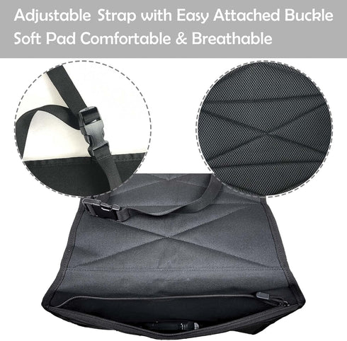 HOFENTIGU 1911 Tactical Seat Covers Car Seat Pistol Holster Molle Panel with Zipper Pocket Holster for Concealed Carry
