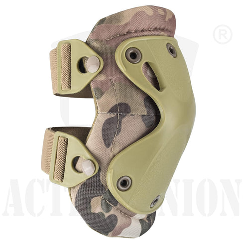 Professional Tactical Combat Knee and Elbow Protective Pads Set, Advanced Gear for Airsoft, Paintball, Hunting, ACU
