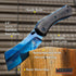 KCCEDGE BEST CUTLERY SOURCE EDC Pocket Knife with Razor Sharp Edge Cleaver Blade for Camping Gear