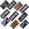 10 Pieces Service Dog Patches: Ask to Do Not Pet, Removable Tactical Vest Patch Set with American Flag