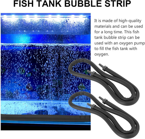 POPETPOP 2pcs Fish Tank Oxygen Strip Aerator Accessories Air Bubble Strip Hose Fittings