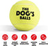 The Big Dog's Balls, Dog Tennis Balls, 3-Pack Yellow, 3 Inch Diameter for Training, Play, Exercise & Fetch