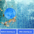 Generic Swimming Skimmer Swimming Pool Fishing Net, Pool Net with Stainless Steel Telescopic Pole, for Cleaning Above
