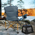 550 LBS Timber Ridge Oversized Folding Camping Chair for Adults, Heavy Duty Outdoor Chair with Cup Holder Side Pocket