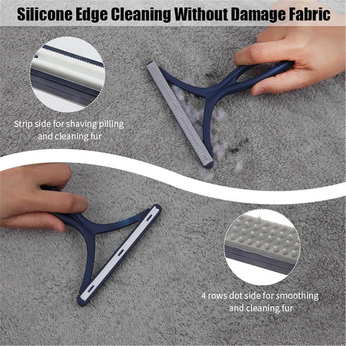 3-Pack Pet Hair Removal Tool, Dog Cat Hair Remover, Portable Lint Shaver Cleaner Pro for Carpet, Clothes, Furniture