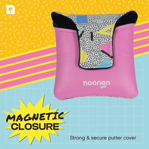 Putter Cover - Magnetic Mallet Golf Club Cover, Fleece Lined & Water Resistant Unique Headcover Designs