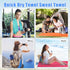 2 Pack Set Backpacking, Sfee Microfiber Travel Towel, Quick Dry Towel Camping Towel Super Absorbent Compact Lightweight