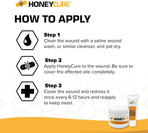 Natural Veterinary Ointment for Wound Care, Manuka Honey, for Dogs, Cats, & Horses, 1oz. Tube