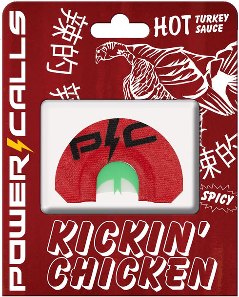 Power Calls Kickin' Chicken | Easy to Use Ultra Realistic Turkey Diaphragm Call | Great Mid Volume Call for Kee Kee