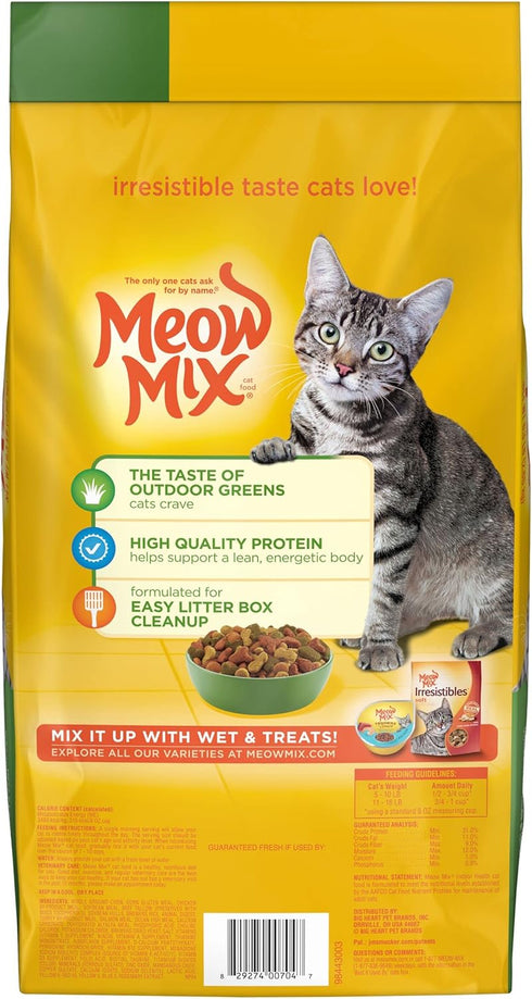Meow Mix Indoor Health Dry Cat Food, 6.3 Pound Bag