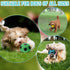 9 Pcs Latex Squeaky Dog Toys Ball - Interactive Fetch Toys for Small Medium and Large Dogs