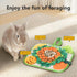 Fanlahmtasy 11.8"x11.8" Rabbit Foraging Mat Snuffle Mat for Rabbits, Bunny Snuffle Mat, Ideal for Guinea Pigs