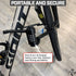 Revere USA Folding Bike Lock: 4-Digit Combo, Rust-Proof Hardened Steel, Heavy-Duty Theft Protection