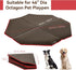 42.9" PETSFIT Dog Playpen Mat Waterproof Washable Double-Sided Foldable Dia Thick Octagon Absorbent Leak-Proof Reusable