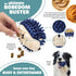Bella Boo Pets Interactive Dog Toy - Freddy The Hedgehog Blue Treat Ball + Food Dispensing Slow Feeder Puzzle