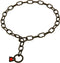 Herm Sprenger Black Stainless Steel Medium Link Chain Collar - 3.0 mm x 22 inches