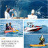 Kayak Anchor for Kayaks, Canoes, SUP Paddle Boards & Jet Skis, Folding Anchor with 40ft Tow Rope