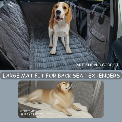 HAPYFOST Hammock Trucks(54"25" Dog Bed for Car Back Seat, Non-Slip Backseat Pet Bed Mat for Travel, Soft Dog Seat Cover