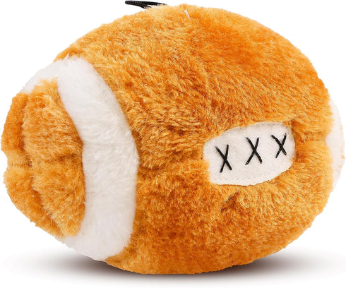 SPOT Plush Football Dog Toy with Squeaker | Soft, Plush Fabric Football Squeak