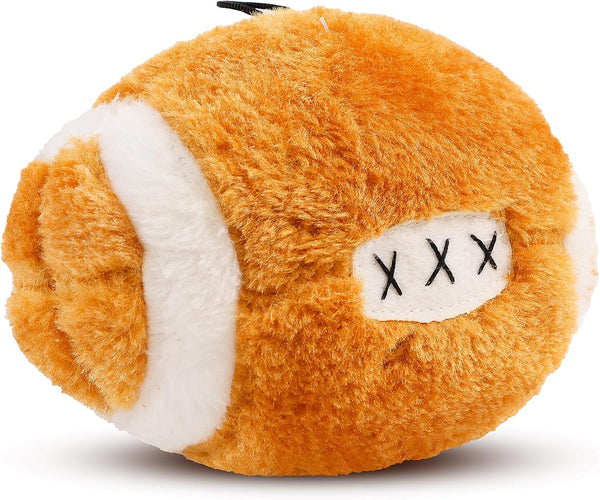 SPOT Plush Football Dog Toy with Squeaker | Soft, Plush Fabric Football Squeak
