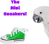 Bonka Bird Toys 6 Mini Sneakers, Colorful Cotton Shredding for Parrots, Parrotlets, Budgies, Finches, Cockatoos
