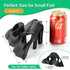 500g 7.5x7.5x4 Inch Aquarium Cave Fish Tank Cave Decor Corner Hide PETG Reptile Hideout with Sand, Mangrove Root