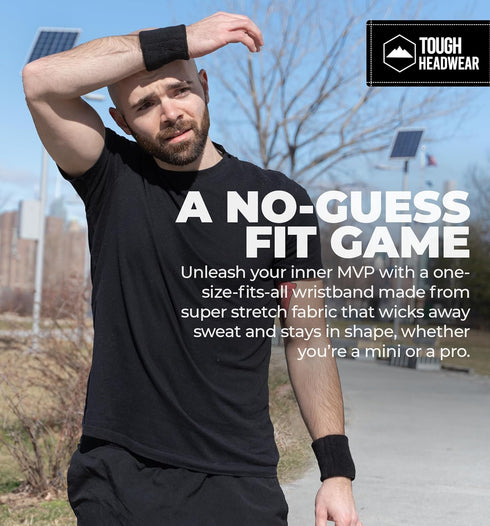 Sports Sweatbands - Arm Bands for Men & Women, Sweat Absorption