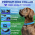 TECEUM Reflective Pet Collar – Sky blue – M – Extra Soft Padding – Basic Nylon Dog Collar – Quick Release Buckle – Fits Small, Medium and Large Dogs, Puppies, Cats – ESA & Service Dog Options