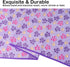 Dono 1 Pack Dog & Cat Blanket, Soft Fluffy Fleece Puppy Blanket, Pink Paw Print Warm Sleep Mat for Pets