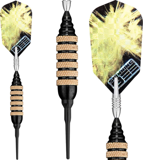 Viper Spinning Bee Soft Tip Darts with Casemaster Storage Case, 16 Grams