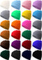 Foaincore 24 Pcs Roll Up Edge Skullcap Beanie, Women's Men's Warm Winter Hats, Lightweight Acrylic Knit Cuff Beanie