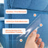 Cat Scratch Couch Protector - 12XL Clear Sheets, Extra Durable, Easy to Customize, Residue-Free