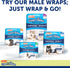 26 Count, Hartz Comfitables Disposable Dog Diapers, Size Large Comfortable & Secure Fit, Easy to Put On, Super