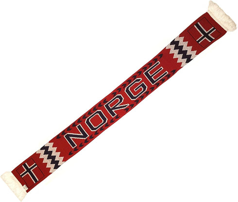 Norge Norway Soccer Knit Scarf