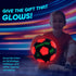 GlowCity Light Up Soccer Ball - Glow in The Dark Indoor/Outdoor Ball with 2 LED Lights - Fun Gift for Teens