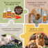 Natural Dog Company Pure Wild Alaskan Salmon Oil for Dogs - 32oz Skin & Coat Supplement with Essential Fatty Acids