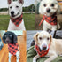 Dog Bandana Fall Large-Orange Brown Dog Scarf Buffalo Plaid Printing Adjustable Bib Handkerchief Accessories for Medium