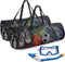 Kacctyen 2 Pcs Large Mesh Dive Bags, 37 x 15 x 15 Inches Scuba Gear Bag for Diving and Snorkeling