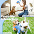 Vitscan Upgraded Goose Indestructible Dog Toys for Aggressive Chewers, Crinkle Squeaky Plush Duck Puppy Toys