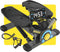 Twist Stepper with Resistance Bands, Mini Stepper Machine for Full Body Workout, 300LBS Weight Capacity