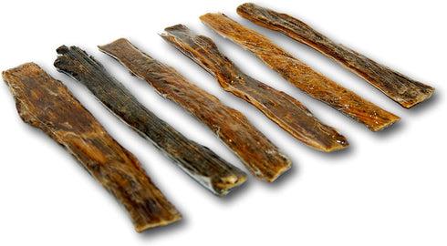 10"- 12" 30-Pack Top Dog Chews All Natural Beef Esophagus Jerky, Free Range Beef Gullet Jerky Dental Treats for Dogs
