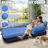 Camping-1pc SeaSlep Blow Up Pull Out Couch with Headboard,Inflatable Couch with Flocked Surface,Folding Inflatable