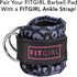 FITGIRL Squat Pad and Hip Thrust Pad for Leg Day - Barbell Pad for Comfortable Squats Lunges Glute Bridges