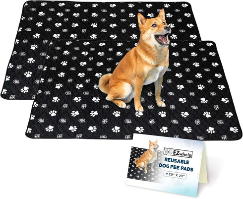 EZwhelp Reusable Dog Pee Pads, Washable Waterproof Mats for Dog Potty Training