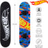 Hot Wheels 31 Inch Skateboard, 9-Ply Maple Desk Skate Board for Cruising, Carving, Tricks, and Downhill