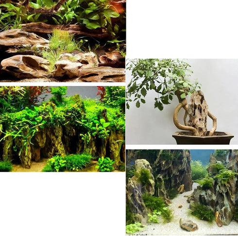 Unocho Dragon Stone Rock - 10 LB Aquariums Decoration for Aquascaping and Landscaping
