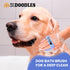 Dog Grooming Bath Brush, Rubber Brush for Shower Scrubbing & Soothing Massage, 2 PACK Essential Puppy Grooming